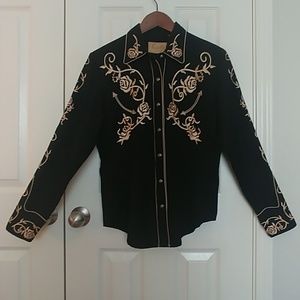 Vintage Style Scully Shirt-Beautiful Details-SALE!